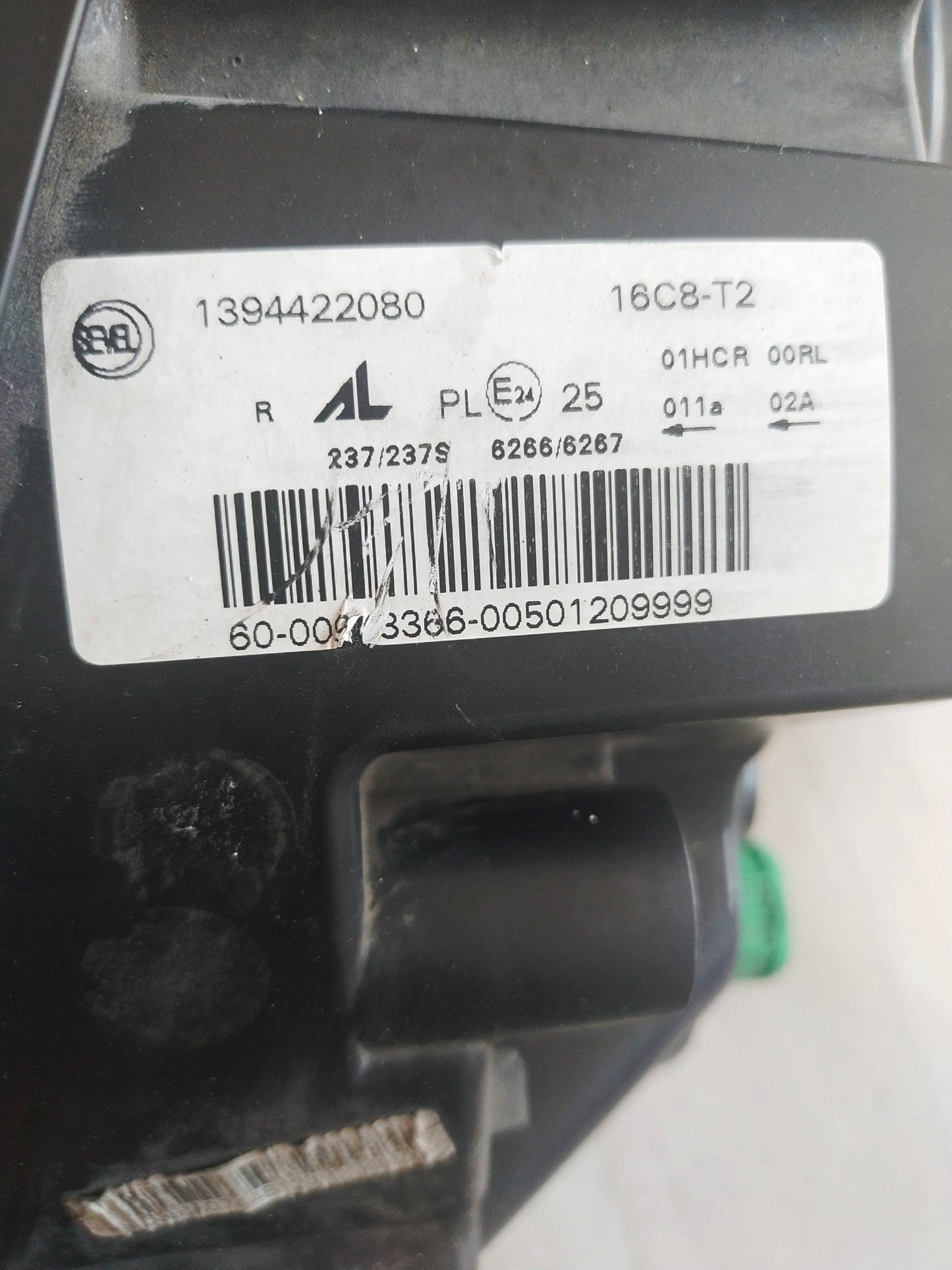 Phare optique droit led xénon Fiat Ducato 250 BOXER VAN 2.2 HDI 120 réf 1394422080