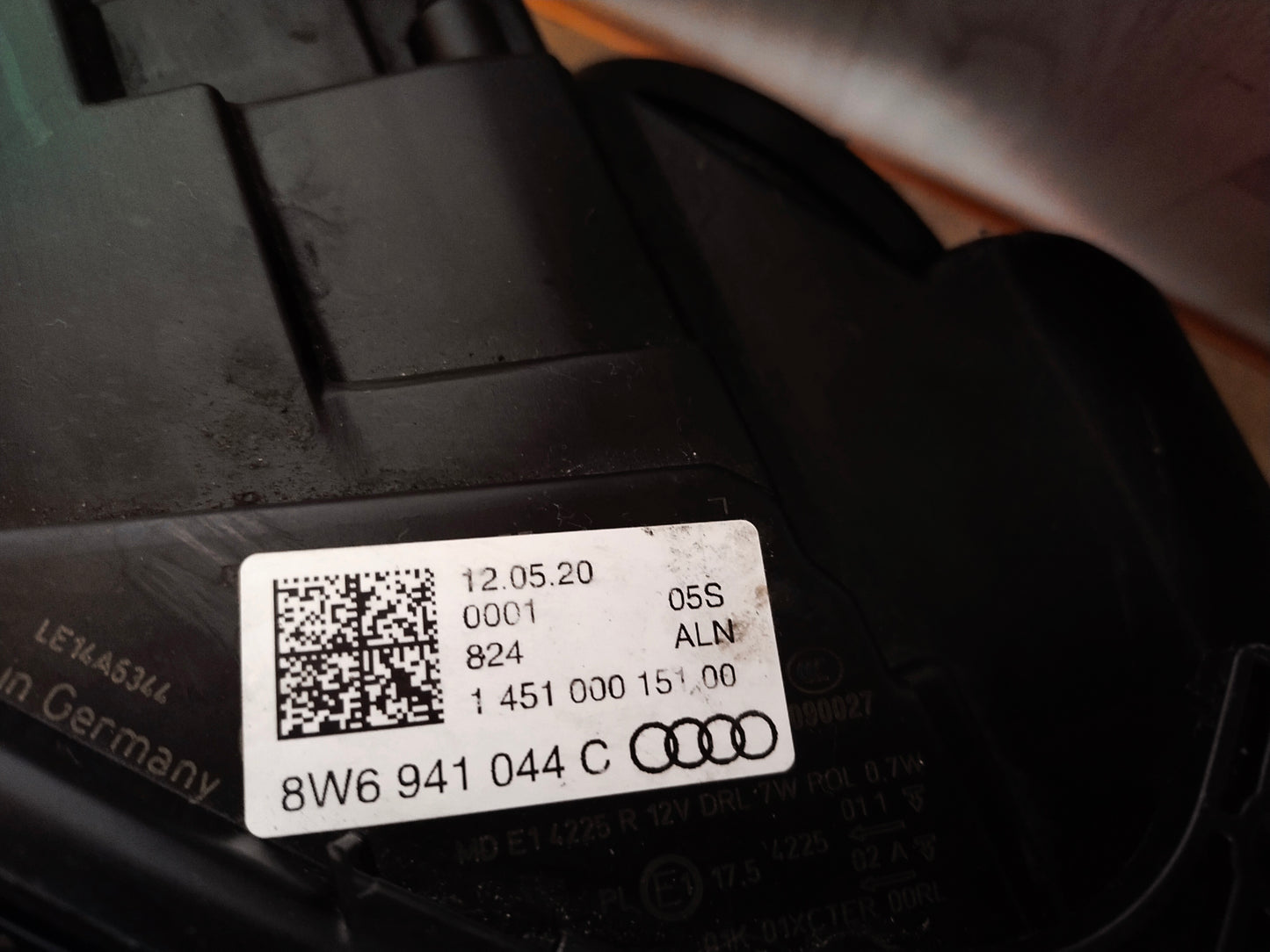Phare optique droit Audi A5 B9 F5 Xenon LED REF 030110027203